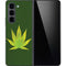 Marijuana Leaf Light Green Galaxy Z Fold5 5G Skin
